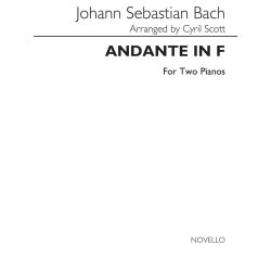 J.S. Bach/Cyril Scott: Andante In F For Two Pianos