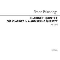 Simon Bainbridge: Clarinet Quintet (Score)