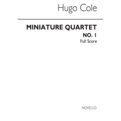 Cole: Miniature Quartet No.1 (Score)