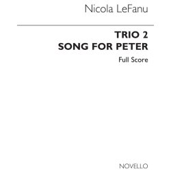 Nicola LeFanu: Trio 2: Song For Peter (Full Score)