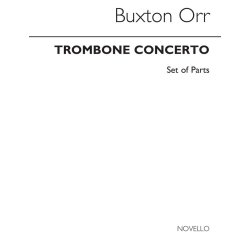 Buxton Orr: Trombone Concerto (Brass Band Parts)