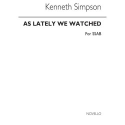 Simpson: As Lately We Sing for SSAB Chorus