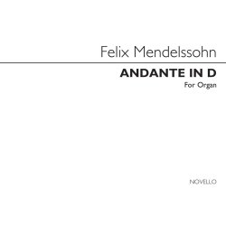 Mendelssohn: Andante In D With Variations For Organ