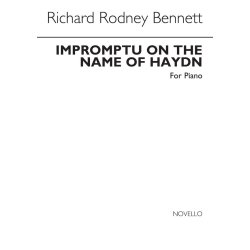 Bennett, Rr Impromptu On The Name Of Haydn Piano