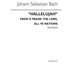 J.S. Bach: Hallelujah (From Motet 6) SATB/Organ