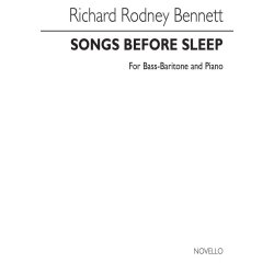 Richard Rodney Bennett: Songs Before Sleep (Bass-Baritone)