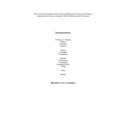 Kenneth Hesketh: Zither Carol - Full Score