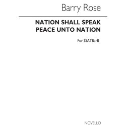 Barry Rose: Nation Shall Speak Peace Unto Nation