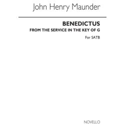 John Maunder: Benedictus in G (Chant Form)