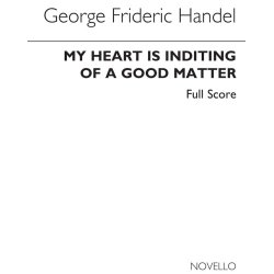 G.F Handel: My Heart Is Inditing (Ed. Burrows) - Full Score