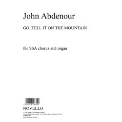 John Abdenour: Go Tell It On The Mountain