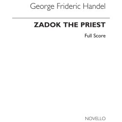 G.F. Handel: Zadok The Priest (Ed. Burrows) - Full Score