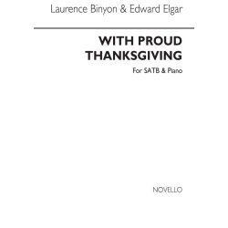 Edward Elgar: With Proud Thanksgiving (Vocal Score)