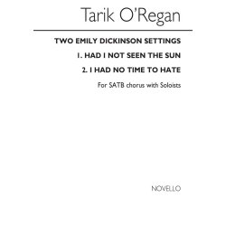 Tarik O'Regan: Two Emily Dickinson Settings