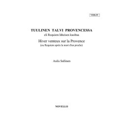 Aulis Sallinen: A Windy Winter In Provence (Violin/Guitar Parts)