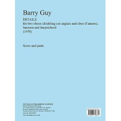 Barry Guy: Details (Score and Parts)