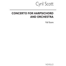 SCOTT CYRIL HARPSICHORD CONCERTO FULL SCORE