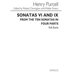 Henry Purcell: Sonatas VI And IX (Score)