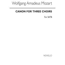 W.A.Mozart: Canon For Three Choirs