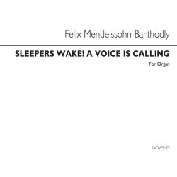 MENDELSSOHN SLEEPERS WAKE ORGAN BOOK