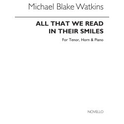 Michael Blake Watkins: All That We Read In Their Smiles