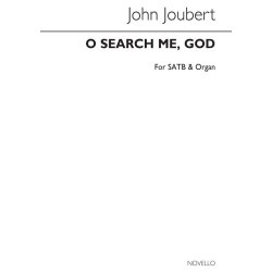JOUBERT JOHN O SEARCH ME GOD OP127 SATB/ORGAN HANDWRITTEN VOCAL SCORE