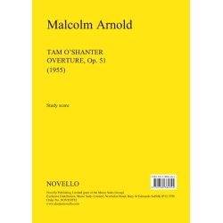 Malcolm Arnold: Tam O'Shanter Overture Op.51 (Study Score)