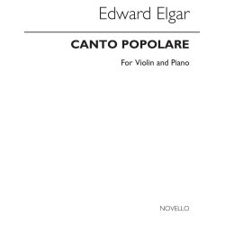 ELGAR EDWARD CANTO POPULARE VIOLIN & PIANO BOOK