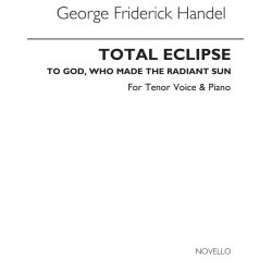 Handel, Gf Total Eclipse Tenor/Piano