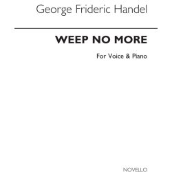 Handel, Gf Weep No More In Bb Alto/Piano