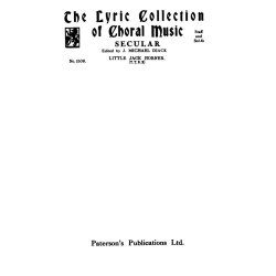 J. Michael Diack: Little Jack Horner (TTBB)