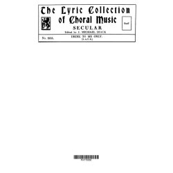 Stephen Drink To Me Only With Thine Eyes Satb