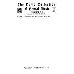 G.F. Handel: Heroes, When With Glory Burning (Unison)