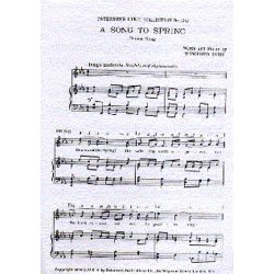Winifred Bury: A Song To Spring