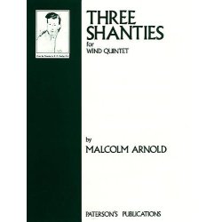 Malcolm Arnold: Three Shanties Op.4 Wind Quintet (Parts)