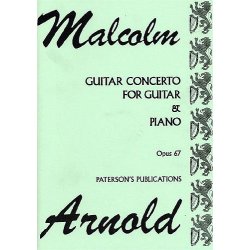 Malcolm Arnold: Concerto For Guitar And Chamber Orchestra Op.67 (Guitar/Piano)