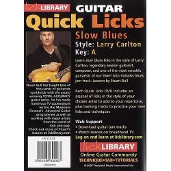 Lick Library: Quick Licks For Guitar - Larry Carlton Slow Blues Key Of A (DVD)