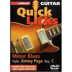 Lick Library: Quick Licks For Guitar - Jimmy Page - Minor Blues Key Of C (DVD)