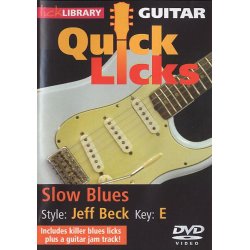 Lick Library: Quick Licks For Guitar - Jeff Beck Slow Blues Key Of B (DVD)