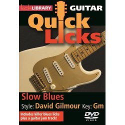 Lick Library: Quick Licks - Slow Blues David Gilmour