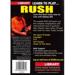 Lick Library: Learn To Play Rush (2 DVDs)