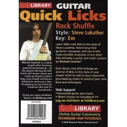 Lick Library: Guitar Quick Licks - Rock Shuffle Steve Lukather