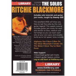 Lick Library: Learn To Play Ritchie Blackmore - The Solos
