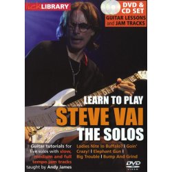 Lick Library: Learn To Play Steve Vai - The Solos