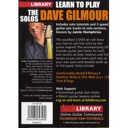 Lick Library: Learn To Play Dave Gilmour - The Solos