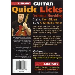 Lick Library: Paul Gilbert Quick Licks - Technical Shredding