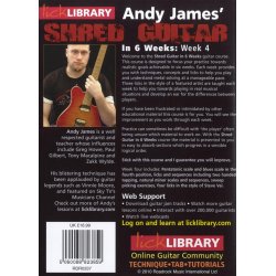 Lick Library: Andy James' Shred Guitar In 6 Weeks - Week 4