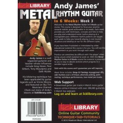 Lick Library: Andy James' Metal Rhythm Guitar In 6 Weeks - Week 3