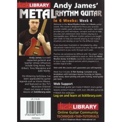 Lick Library: Andy James' Metal Rhythm Guitar In 6 Weeks - Week 4