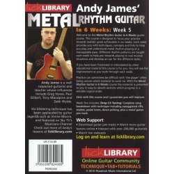 Lick Library: Andy James' Metal Rhythm Guitar In 6 Weeks - Week 5